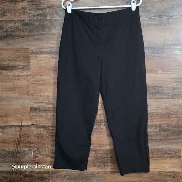 Vtg Lauren Ralph Lauren Chino Pants 10 Crop High Rise Pockets Stretch Preppy - Picture 1 of 11